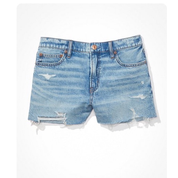 Drape denim 90’s boyfriend shorts - Picture 4 of 4